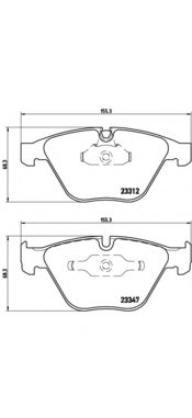 34116764540,bmw 34 11 6 764 540 Brake Pad Set, Disc Brake For Bmw