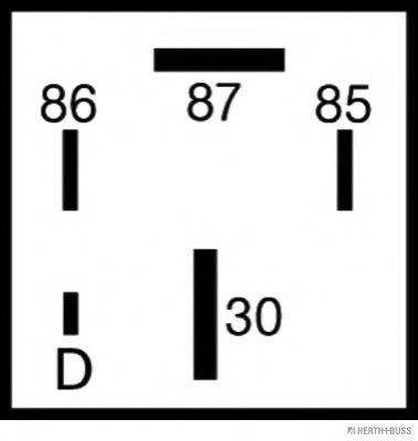 3D0951253A,VAG 3D0 951 253 A Relay, main current