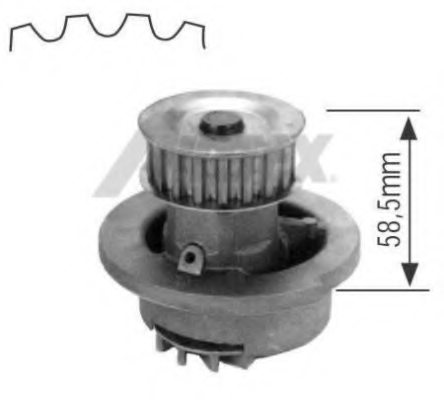 1334025,OPEL 1334025 Water Pump for OPEL