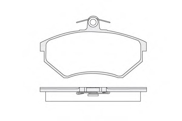 357698151A,VW 357698151A Brake Pad Set, disc brake for VW