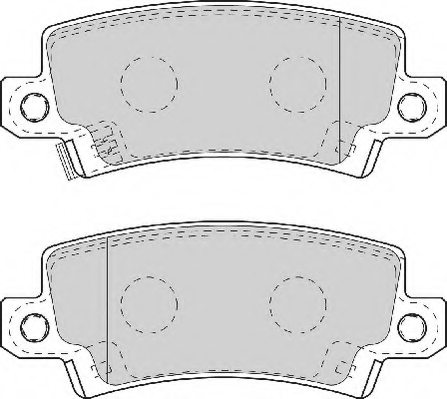 0446602070,TOYOT 04466-02070 Brake Pad Set, disc brake for TOYOT