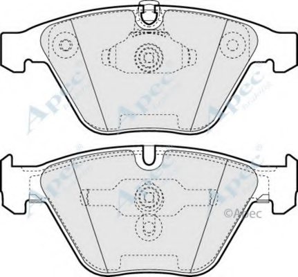 34116783542,BMW 34 11 6 783 542 Brake Pad Set, disc brake for BMW