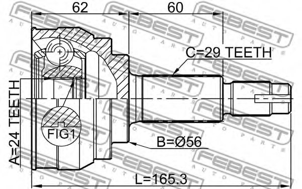 39211JN30A,NISSA 39211-JN30A Joint Kit, drive shaft for NISSA