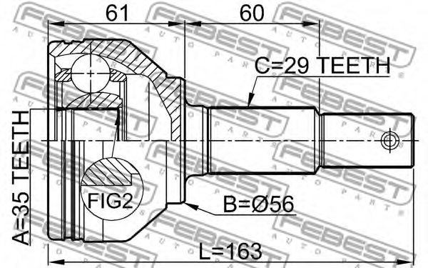 C9211ja00a,nissan C9211-ja00a Joint, Drive Shaft For Nissan