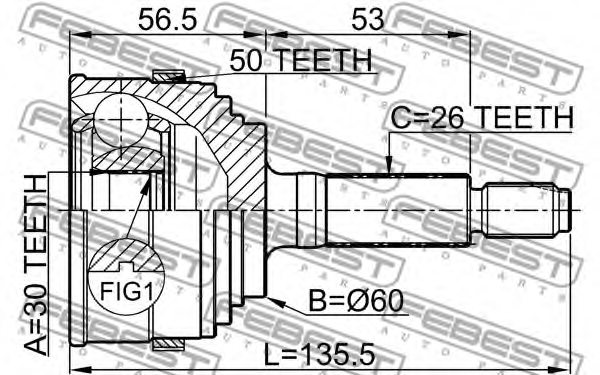 44014S5AJ51,HONDA 44014-S5A-J51 Joint Kit, drive shaft for HONDA