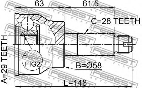 4410280J10,SUZUK 44102-80J10 Joint Kit, drive shaft for SUZUK