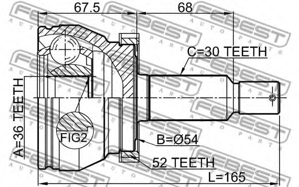 495002P200,KIA 49500-2P200 Joint Kit, drive shaft for KIA