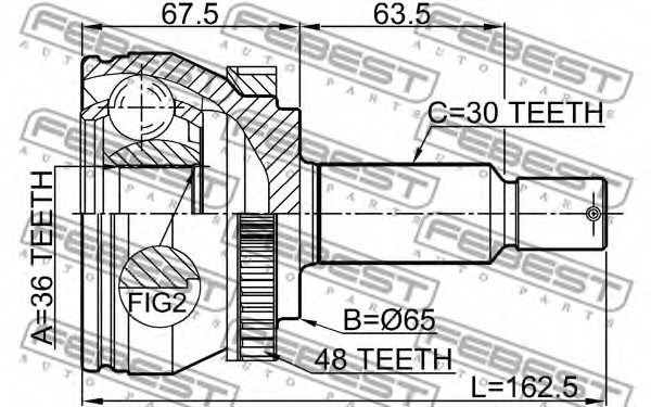 495002E800,HYUNDAI 49500-2E800 Joint Kit, drive shaft for HYUNDAI