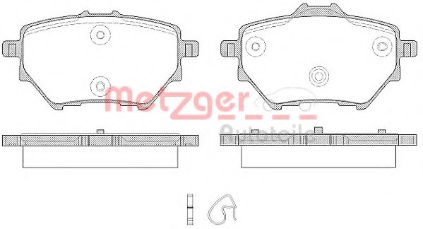 1609000680,PEUGE 1609000680 Brake Pad Set, disc brake for PEUGE