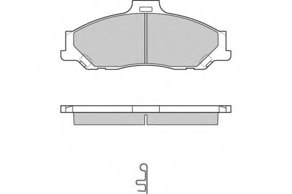 4509599,ford Usa 4509599 Brake Pad Set, Disc Brake For Ford Usa