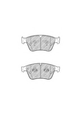 1644200920,MERCE 164 420 09 20 Brake Pad Set, disc brake for MERCE