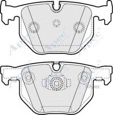 34216761285,BMW 34 21 6 761 285 Brake Pad Set, disc brake for BMW