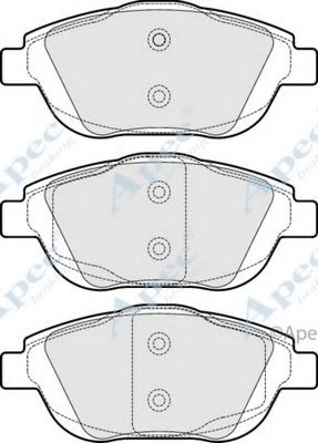 1607083180,peuge 1607083180 Brake Pad Set, Disc Brake For Peuge