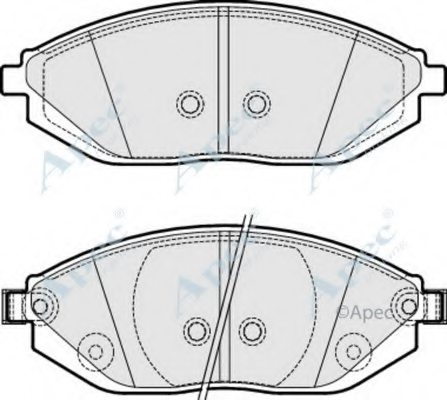 96682858,CHEVR 96682858 Brake Pad Set, disc brake for CHEVR