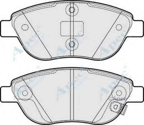 77366534,FIAT 77366534 Brake Pad Set, disc brake for FIAT