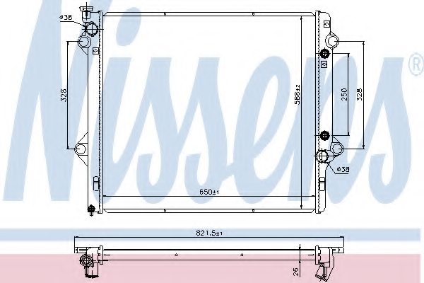 1640050300,OEM 1640050300 Radiator for OEM