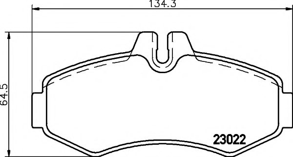 A0004214110,MERCE A 000 421 41 10 Brake Pad Set, disc brake for MERCE