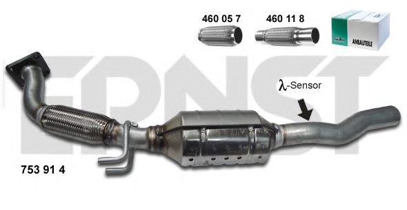 1J0254508GX,VW 1J0254508GX Catalytic Converter for VW