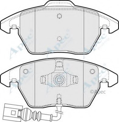 3C0698151C,VW 3C0698151C Brake Pad Set, disc brake for VW