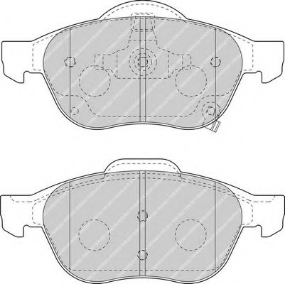 0446505050,TOYOT 04465-05050 Brake Pad Set, disc brake for TOYOT