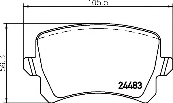 1K0698451L,VW 1K0698451L Brake Pad Set, disc brake for AUDI,AUDI (FAW ...