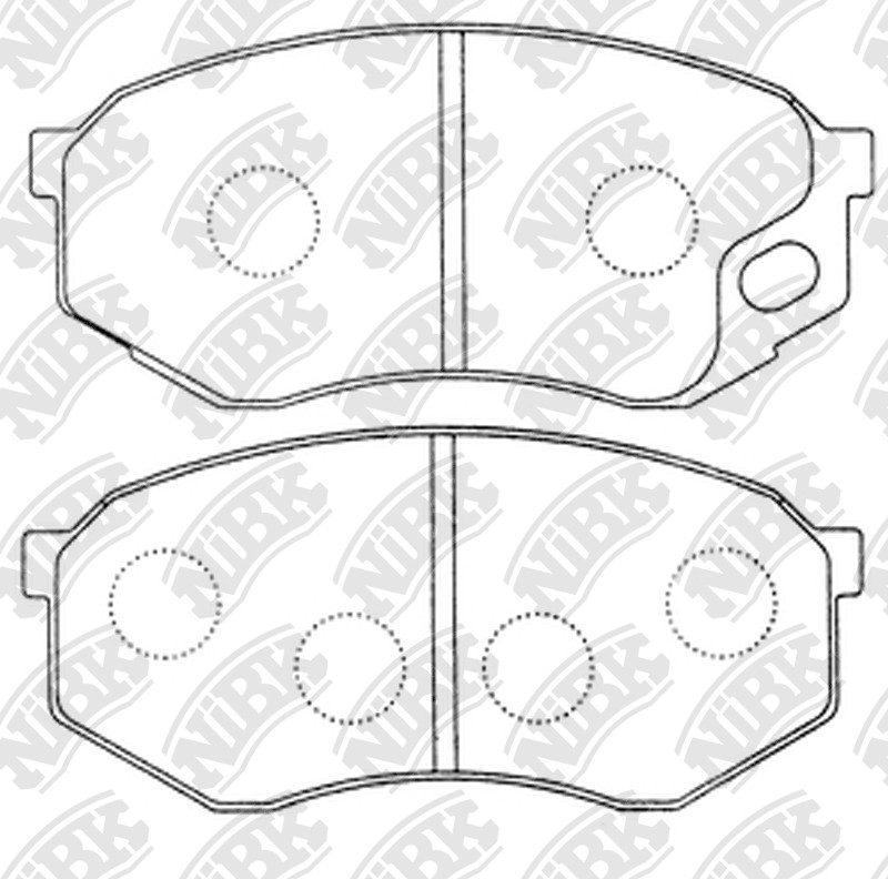 MB334338,MITSUBISHI MB334338 Brake Pad