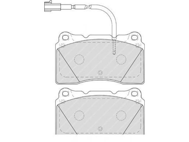 77365490,LANCIA 77365490 Brake Pad Set, disc brake for LANCIA