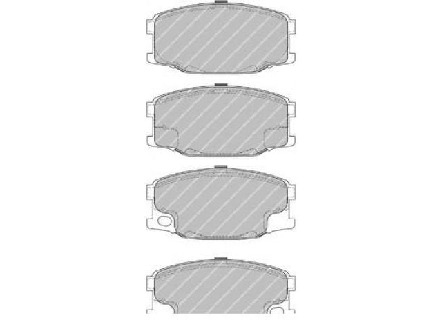 MC894601,MITSUBISHI MC894601 Brake Pad Set, disc brake for MITSUBISHI