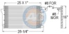 DELPHI AUTOMOTIVE SYSTEMS CF1162 Condenser, air conditioning