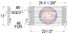 MODINE 1K100083 Condenser, air conditioning