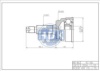 JC G10300PC Joint Kit, drive shaft