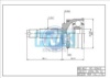 HDK MI-32A43 Joint Kit, drive shaft