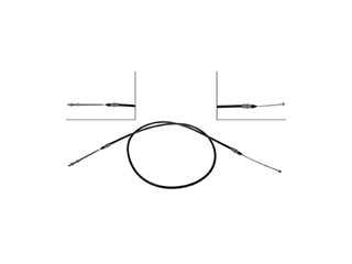FORD MOTOR COMPANY D3TZ2853C Brake Cables