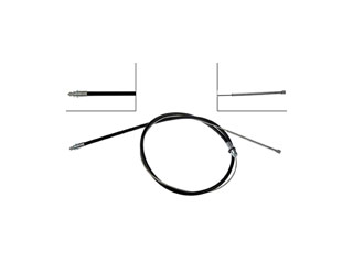 FORD MOTOR COMPANY D3TZ2A635E Brake Cables