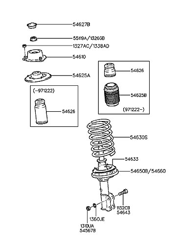OE 5465022200 Shock Absorber