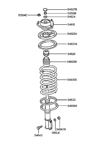 OE 5465037631 Shock Absorber