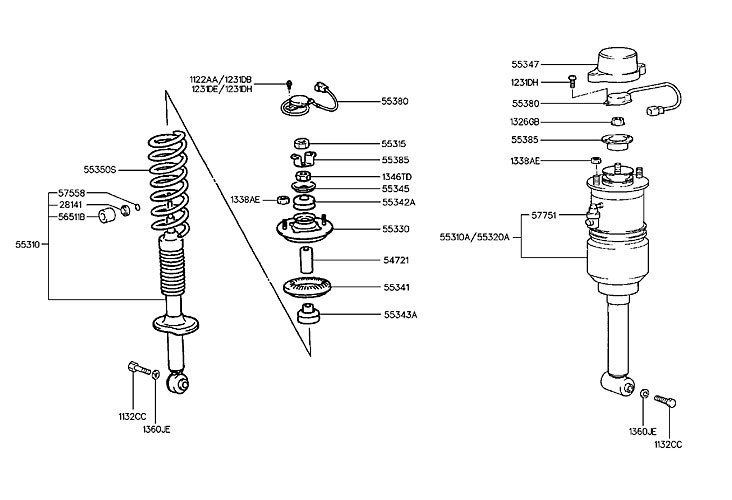 OE 5531037500 Shock Absorber