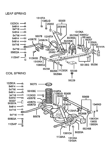 OE 553104A501 Shock Absorber