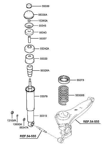 OE 5530526500 Shock Absorber