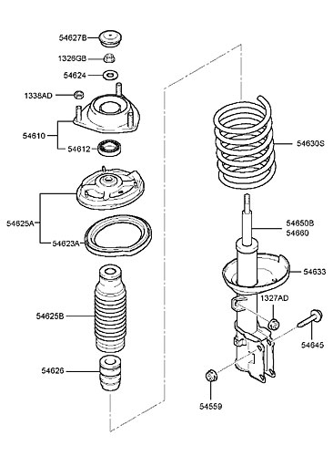 OE 546511C100 Shock Absorber