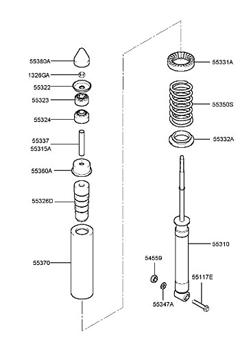 KGC 1C000-6C Shock Absorber