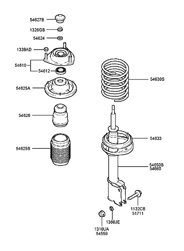 OE 5465122952 Shock Absorber