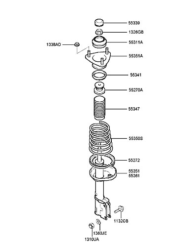 OE 5535122960 Shock Absorber
