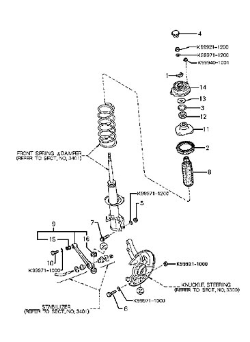 OE OK15034900 Shock Absorber