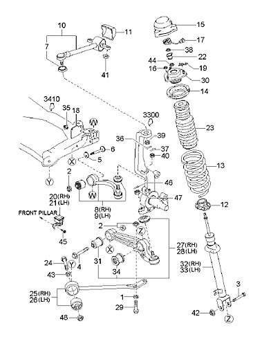 OE OK95A34900 Shock Absorber