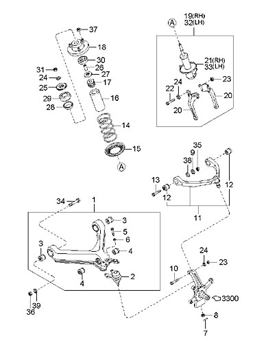 OE AA33134900 Shock Absorber