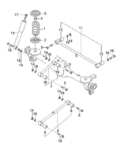 OE AA33128900 Shock Absorber