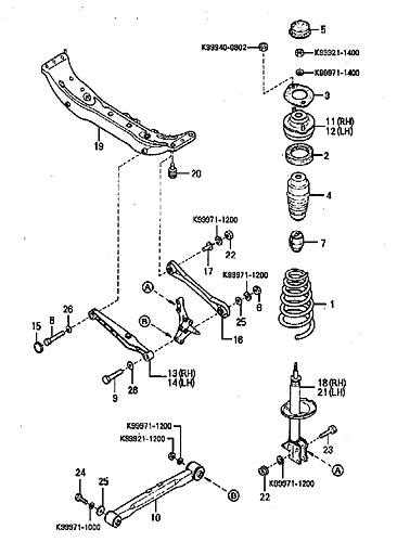 OE OK91728900 Shock Absorber