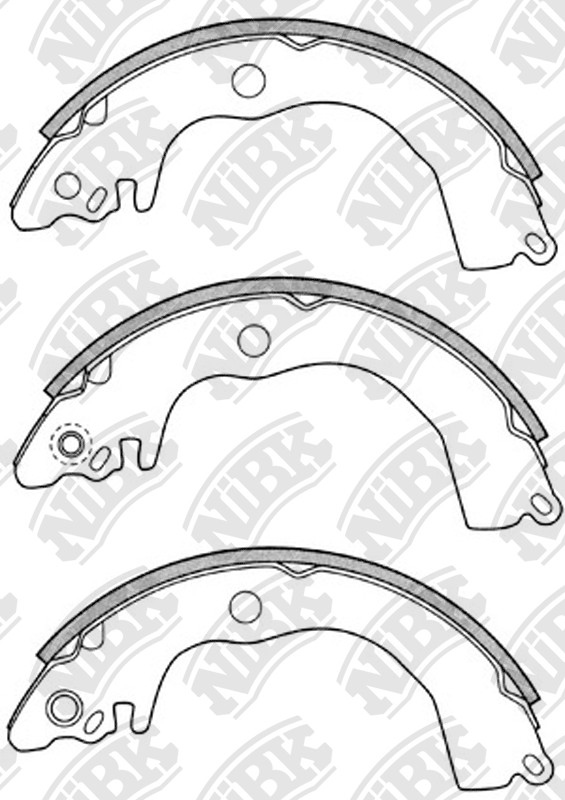 AKEBONO NR4034 Brake Shoe