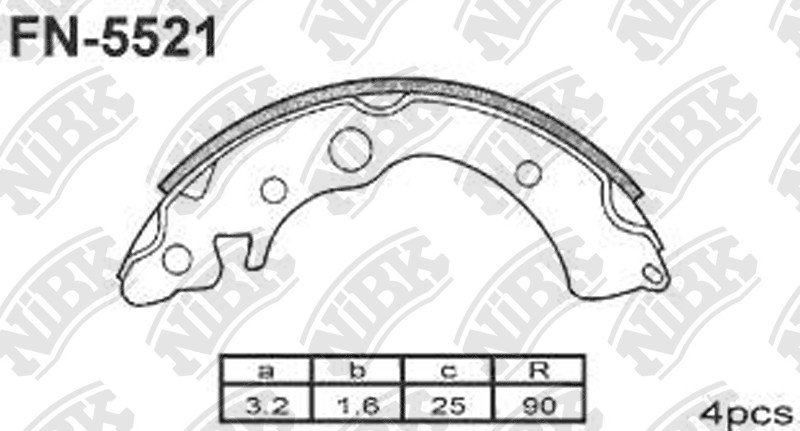 HONDA 43153SD5023 Brake Shoe